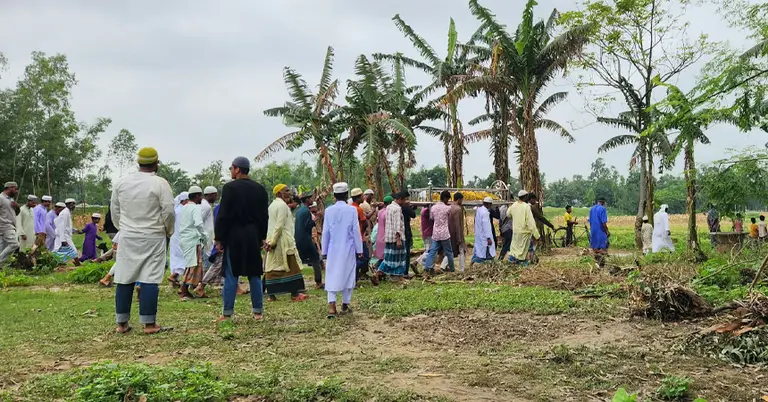 শেরপুরে দাফন সম্পন্ন